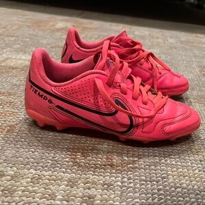 Nike Pink Sneakers with Breathable Mesh and Padded Tongue